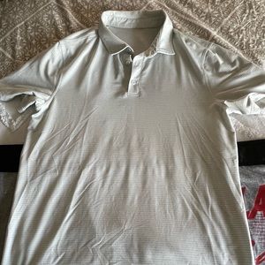 Lululemon white golf polo. Size Medium